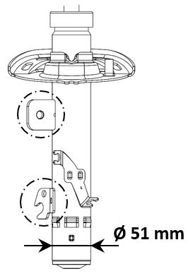 Амортизатор KYB 3338055