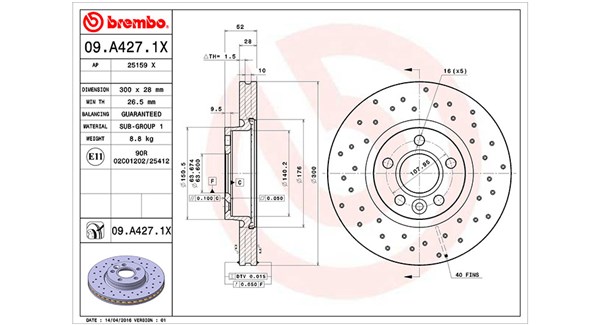 Тормозной диск MAGNETI MARELLI 360406087602