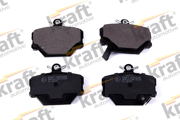 Комплект тормозных колодок дисковый тормоз KRAFT AUTOMOTIVE 6001240