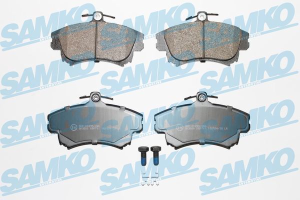 Комплект тормозных колодок дисковый тормоз SAMKO 5SP711