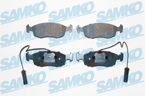 Комплект тормозных колодок дисковый тормоз SAMKO 5SP755