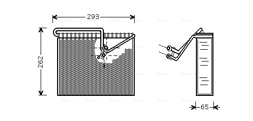 Испаритель кондиционер AVA QUALITY COOLING OLV372
