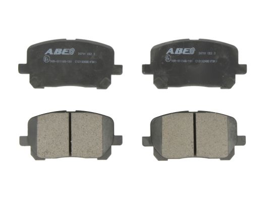 Комплект тормозных колодок дисковый тормоз ABE C12102ABE