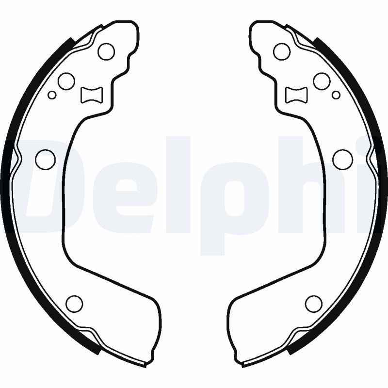 Комплект тормозных колодок DELPHI LS2046