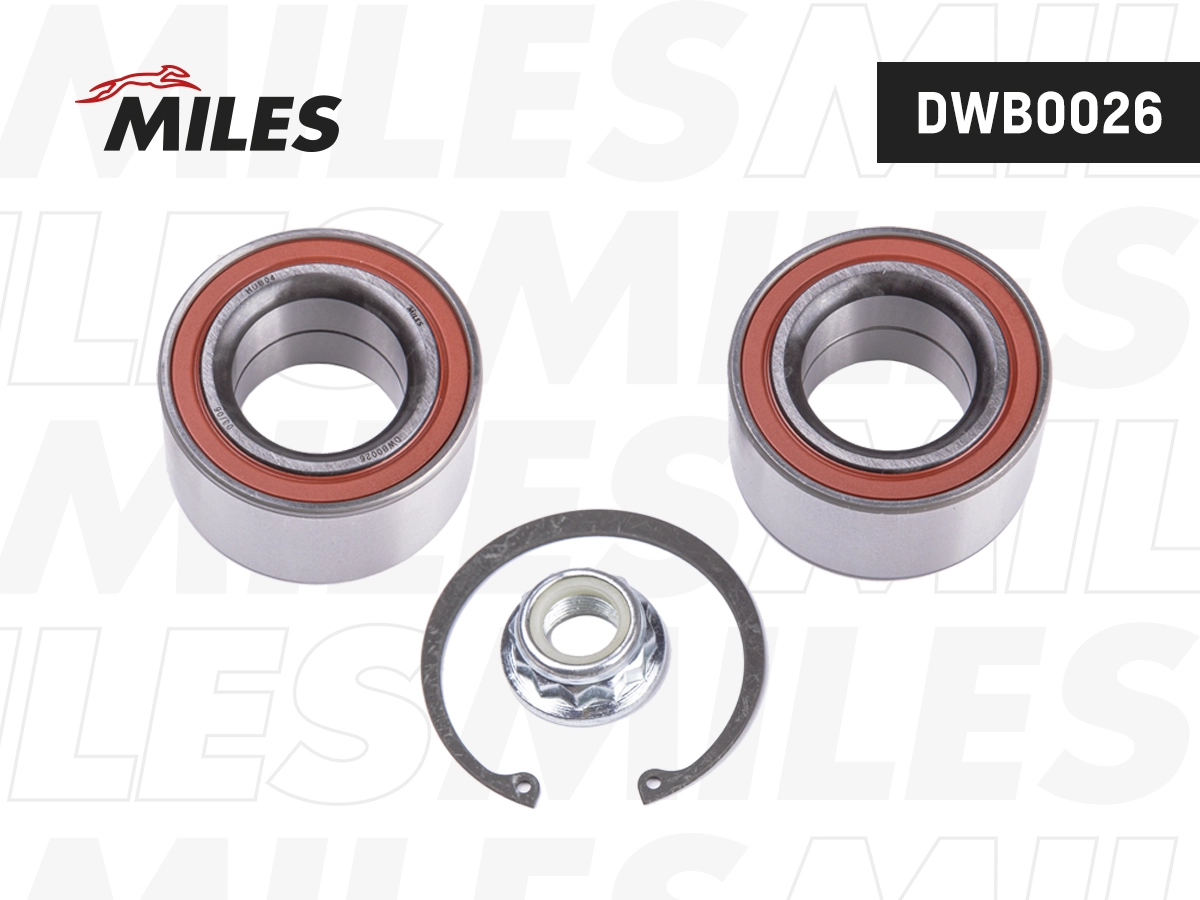 Комплект подшипника ступицы колеса MILES DWB0026