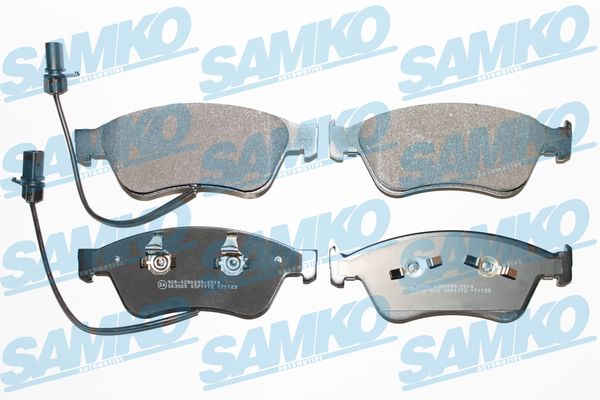 Комплект тормозных колодок дисковый тормоз SAMKO 5SP1772