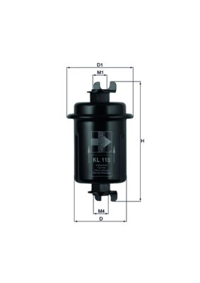 Топливный фильтр MAHLE/KNECHT KL 110