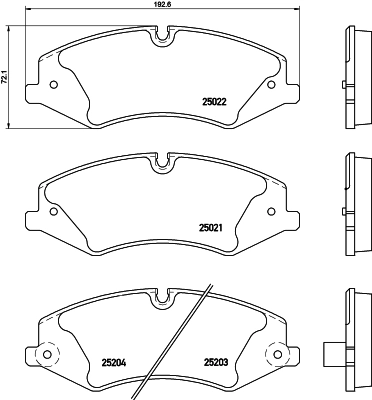 Комплект тормозных колодок дисковый тормоз HELLA/BEHR/PAGID 8DB 355 015-551