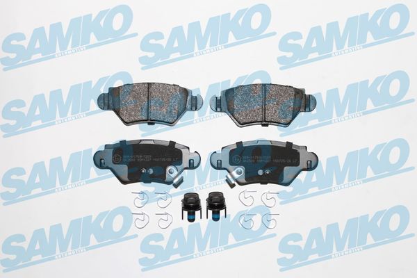 Комплект тормозных колодок дисковый тормоз SAMKO 5SP1227