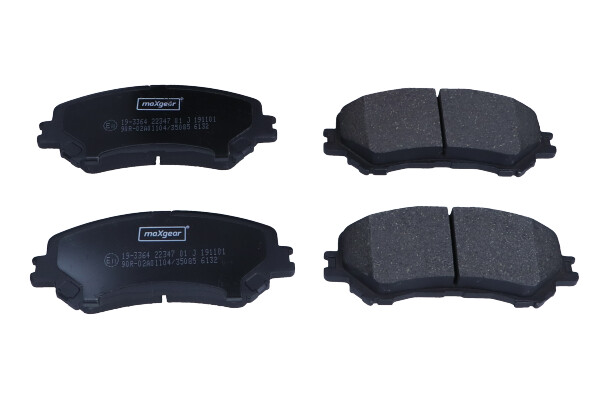 Комплект тормозных колодок дисковый тормоз MAXGEAR 19-3364