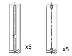 Подшипник коленвала FAI AUTOPARTS BM1031-STD