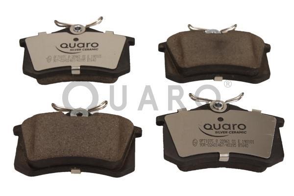 Комплект тормозных колодок дисковый тормоз QUARO QP7107C