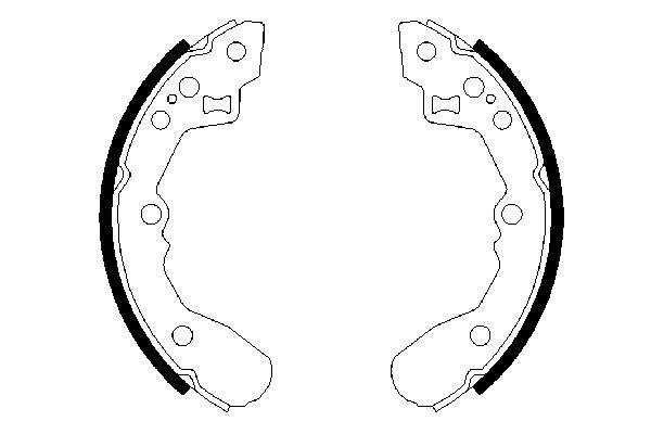 Комплект тормозных колодок BOSCH 0 986 487 591