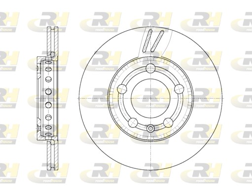Тормозной диск ROADHOUSE 6709.10
