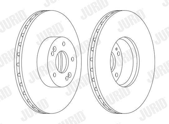 Тормозной диск JURID 562778JC-1