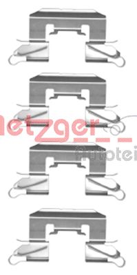 Комплектующие колодки дискового тормоза METZGER 109-1772