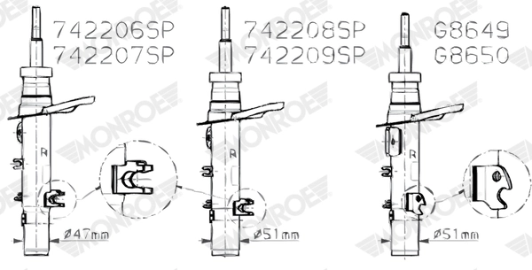 Амортизатор MONROE G8650