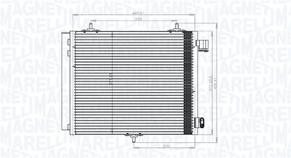 Конденсатор кондиционер MAGNETI MARELLI 350203818000