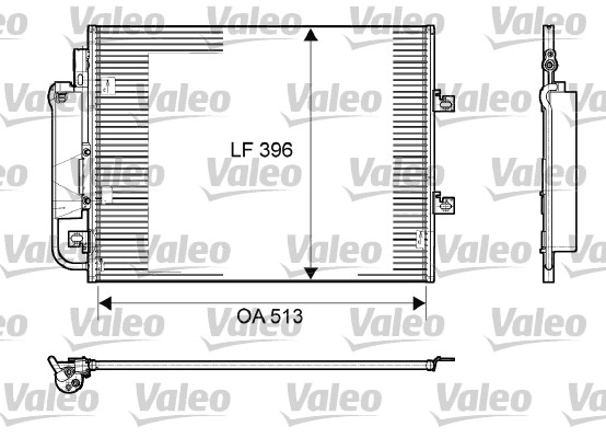Конденсатор кондиционер VALEO 814061