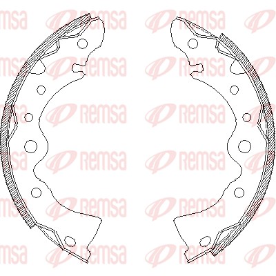 Тормозные колодки REMSA 4144.00