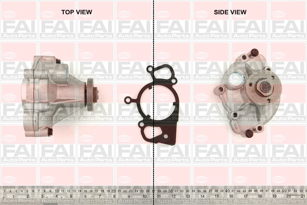 Водяной насос охлаждение двигателя FAI AUTOPARTS WP6471