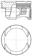 Поршень KOLBENSCHMIDT 41942600