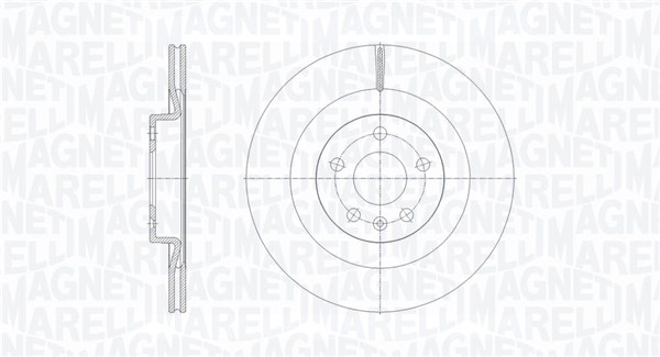 Тормозной диск MAGNETI MARELLI 361302040808