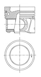Поршень KOLBENSCHMIDT 41937620