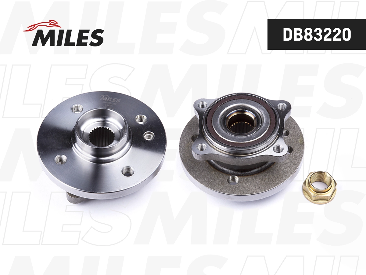 Комплект подшипника ступицы колеса MILES DB83220