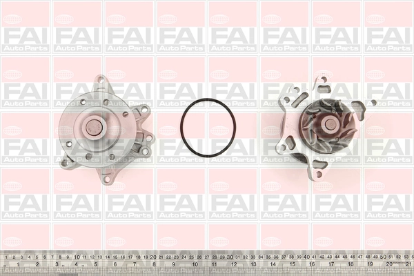 Водяной насос охлаждение двигателя FAI AUTOPARTS WP6481