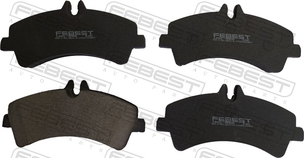 Комплект тормозных колодок дисковый тормоз FEBEST 1601-900R