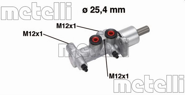 Главный тормозной цилиндр METELLI 05-0766