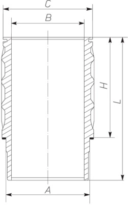 Гильза цилиндра MAHLE/KNECHT 061 WN 27 01