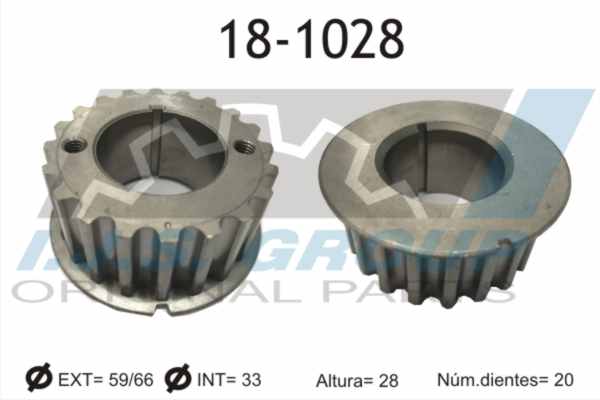 Шестерня коленчатый вал technology quality IJS GROUP 18-1028