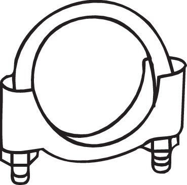 Клемма система выпуска bosal m8 clamp BOSAL 250-240