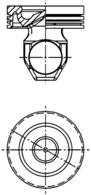 Поршень KOLBENSCHMIDT 40265600