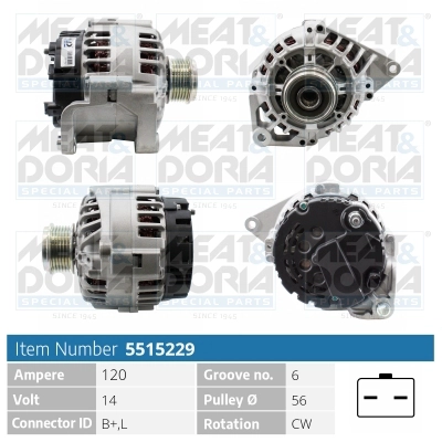 Генератор MEAT & DORIA 5515229
