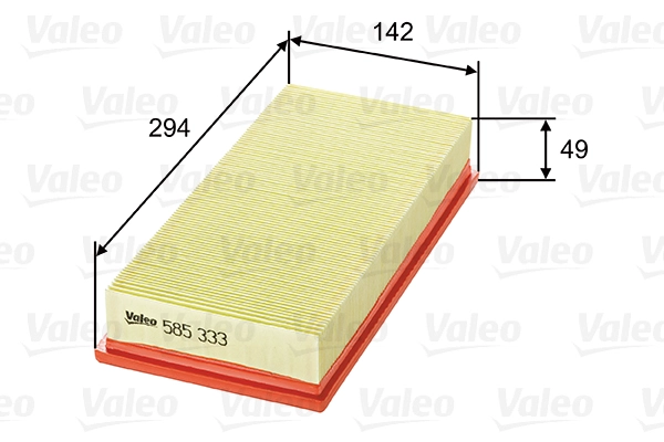Воздушный фильтр VALEO 585333