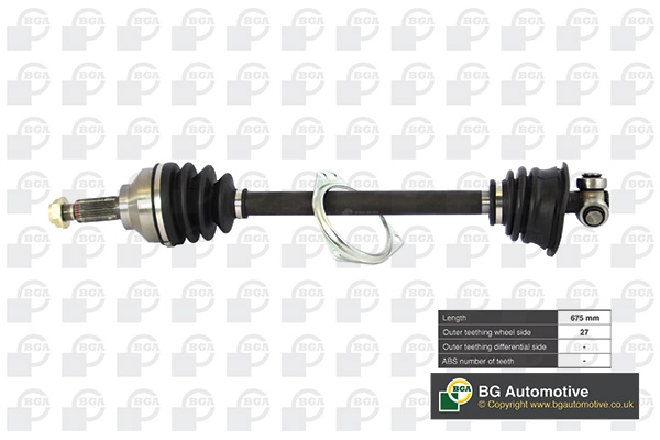Приводной вал BGA DS7319L