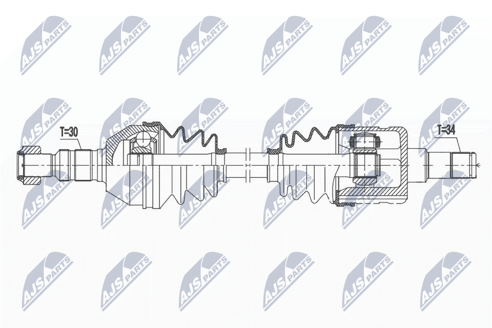 Приводной вал NTY NPW-PL-113