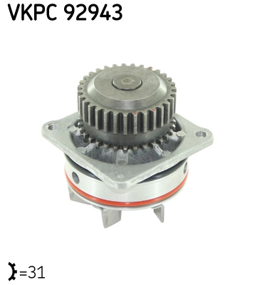 Водяной насос охлаждение двигателя SKF VKPC 92943