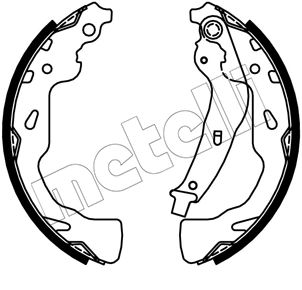 Комплект тормозных колодок METELLI 53-0744