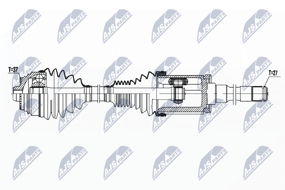 Приводной вал NTY NPW-BM-180