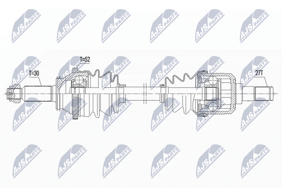 Приводной вал NTY NPW-HY-601