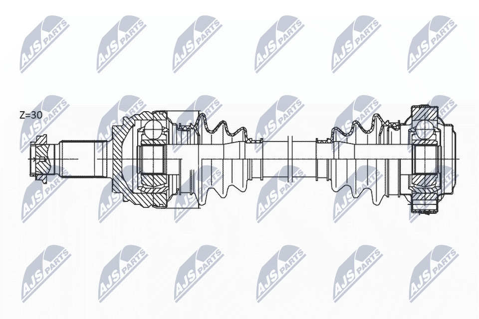 Приводной вал NTY NPW-BM-174