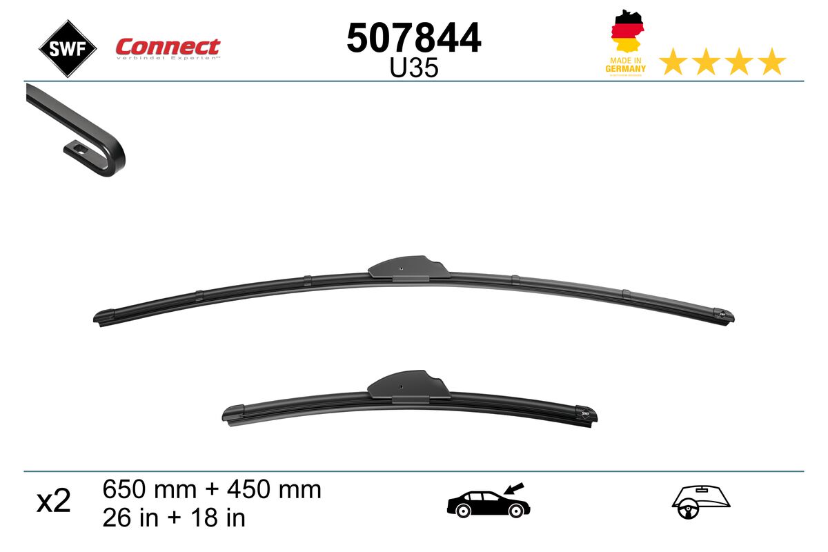 Щетка стеклоочистителя connect made in germany