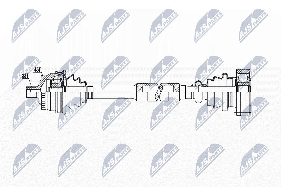 Приводной вал NTY NPW-AU-040