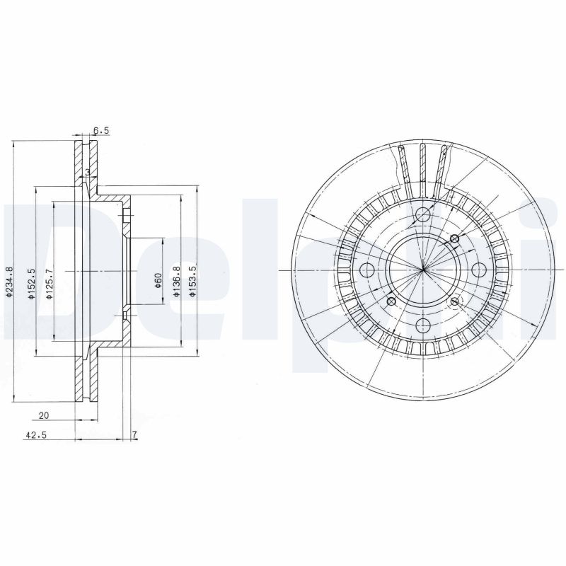 Автодеталь DELPHI BG3160