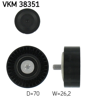 Ролик натяжной поликлинового ремня SKF VKM 38351