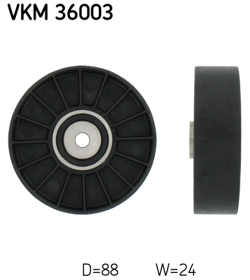 Ролик натяжной поликлинового ремня SKF VKM 36003
